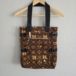 Harajuku Lovers Tote Bag Purse Brown Black Y2K Retro